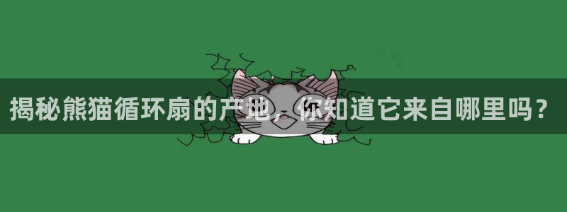 凯发国际官网下载：揭秘熊猫循环扇的产地，你知道它来自哪里吗？