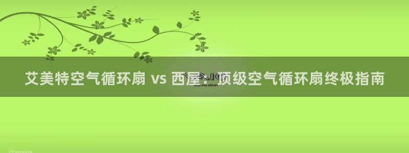 凯发注册手机版官网：艾美特空气循环扇 vs 西屋：顶级空气循环扇终极指南